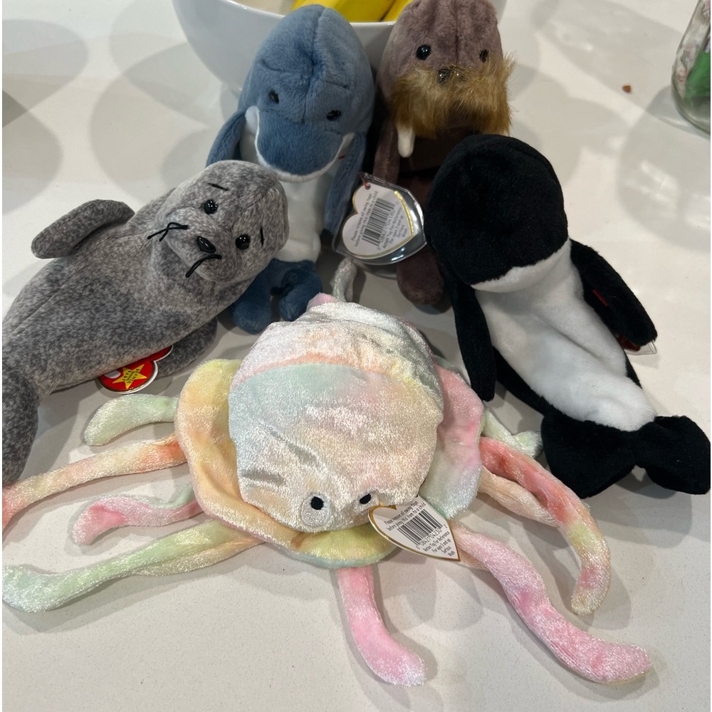 Underwater Ty beanie babies